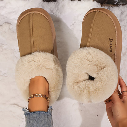 Winter Loafers with Faux Fur Lining