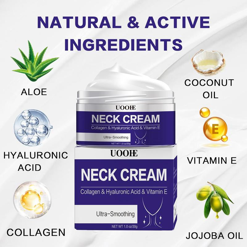 30G Moisturize Neck Cream, 1 Count Comfort Neck Cream, Hydrating Neck Cream, Cosmetic Neck Firming Cream, Neck Smooth Wrinkle Cream, Body Care & Neck Care Products