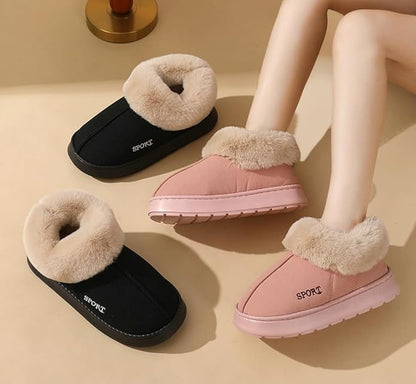 Winter Loafers with Faux Fur Lining