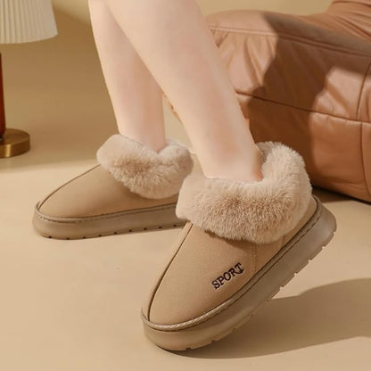 Winter Loafers with Faux Fur Lining