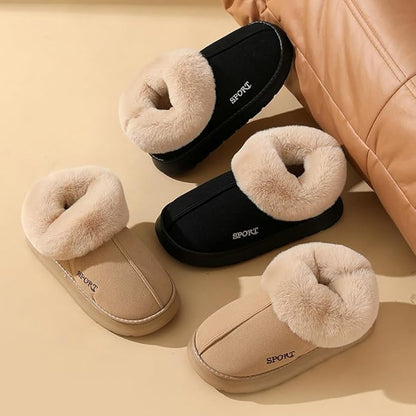 Winter Loafers with Faux Fur Lining