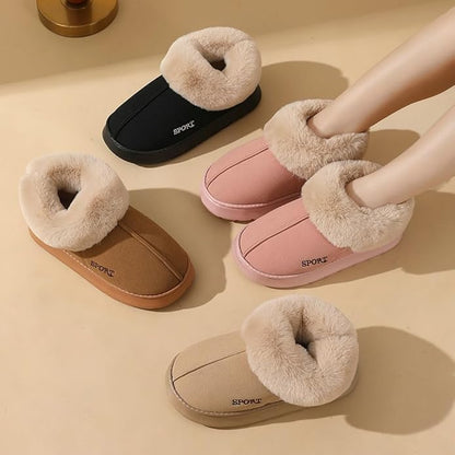 Winter Loafers with Faux Fur Lining
