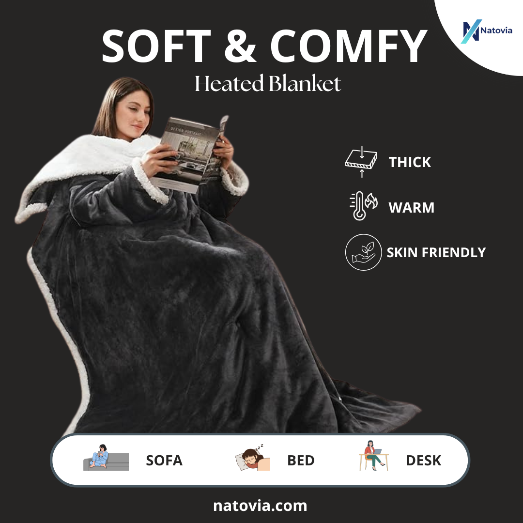 NATOVIA Heated Blanket