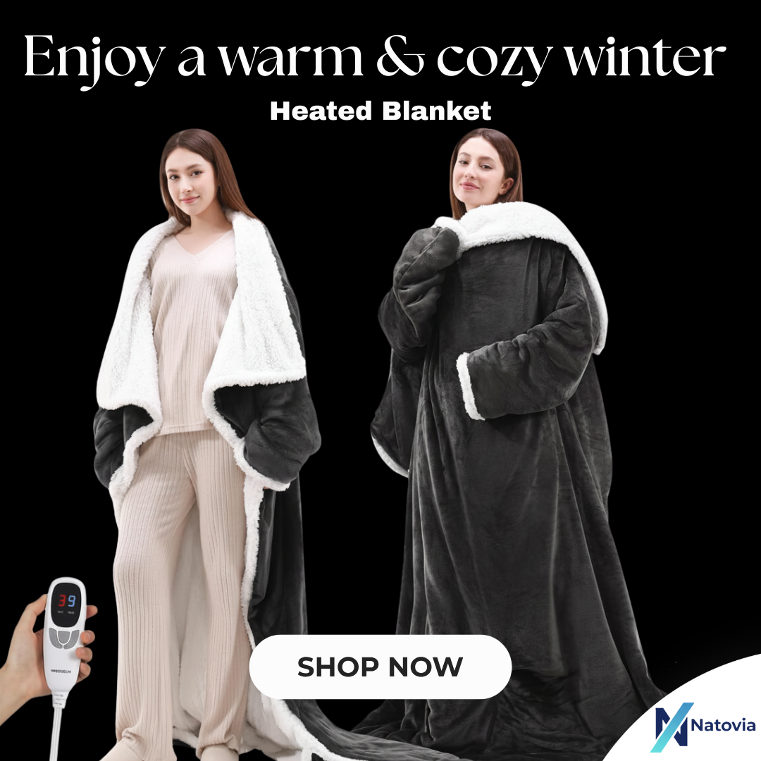 NATOVIA Heated Blanket