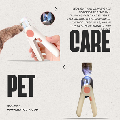 Illuminated Pet nail clipper