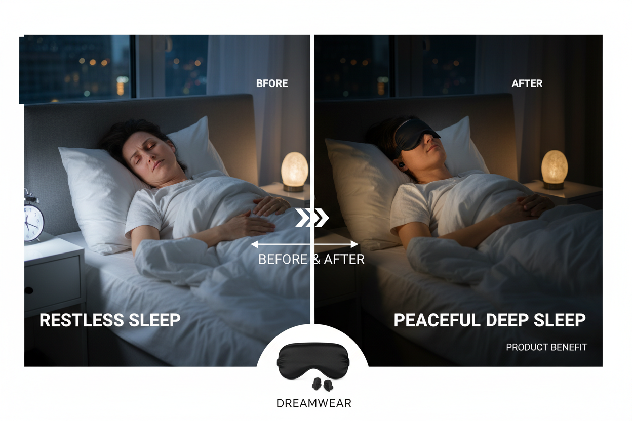 Before and after comparison