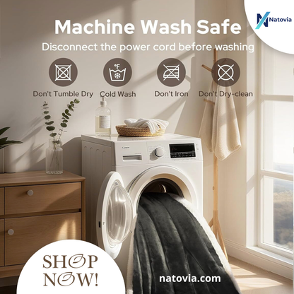 NATOVIA Heated Blanket